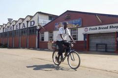 Zavřená pekárna v Zimbabwe