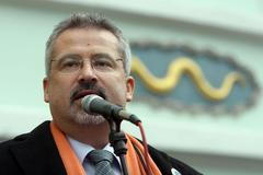 Demonstrace učitelů - František Dobšík