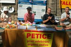 Falun Gong - protest v Praze