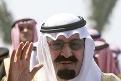 Saúdská Arábie král Abdalláh