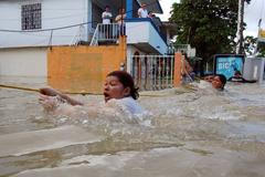 Villahermosa, Mexiko, záplavy