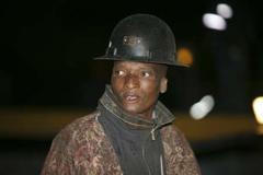 Záchranář v jihoafrickém dole