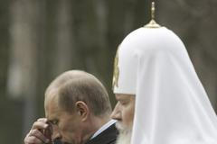 Rusko Putin Patriarcha Alexij II. církev