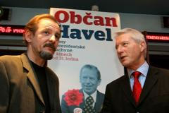 Premiéra Občana Havla: režisér Miroslav Janek a Ladislav Špaček