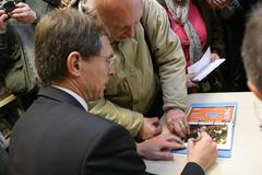 Jan Švejnar na autogramiádě