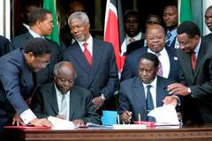 Podpis dohody v Keni