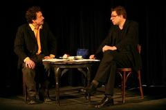 Jožka Lipnik (Václav Rašilov) a Herman Schlechtfreund (Eduard Jenický)