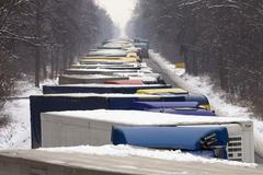 Blokáda . hraniční přechody