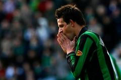 Vennegoor of Hesselink ze Celtiku lituje neproměné šance v utkání s Hibernian