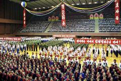 Oslava Kim Čong-ilových narozenin