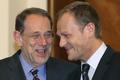 Donald Tusk a Javier Solana
