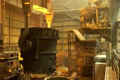 Výroba oceli v Mittal Steel Ostrava