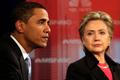 Clintonová a Obama