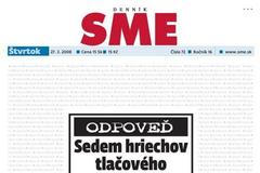 Slovenský tiskový protest - Hospodárske noviny