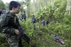 Jižní Thajsko armáda muslimové