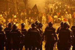 Demonstrace v Bělehradě