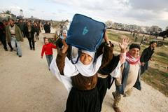 Palestinci jdou do Egypta