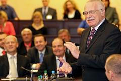 Václav Klaus v Plzni