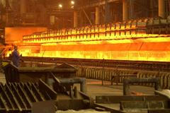 Zpracování oceli v Mittal Steel Ostrava