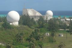 Radar na Marshallových ostrovech, který by měl stát v Brdech