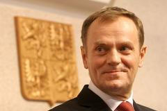 Donald Tusk na návštěvě v Praze
