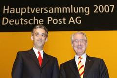 Nový a starý šéf Deutsche Post