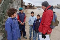 Zdeněk Tyc při natáčení filmu El paso