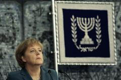 Izrael Německo Merkelová