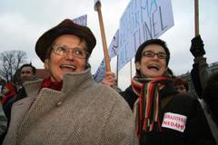 demonstrace za úrazovku