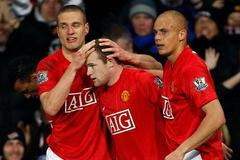 Manchester United: Rooney, Vidič, Brown