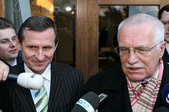 Václav Klaus a Jiří Čunek