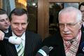 Václav Klaus a Jiří Čunek