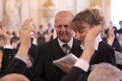 Volba prezidenta, druhý den, 1. volba