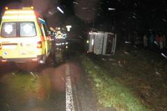 nehoda autobusu na Domažlicku