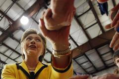 USA volby Hillary Clintonová