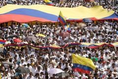 Demonstrace proti FARC