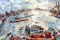 Oskar Kokoschka: London Chelsea Reach, 1957