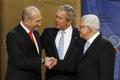 Olmert, Abbás, Bush