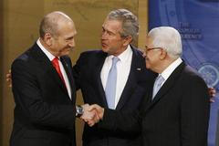 Olmert, Abbás, Bush