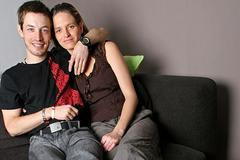 Martin Koukal s přítelkyní Vandou