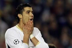 Pobledlý Cristiano Ronaldo