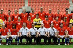 Trénink fotbalové reprezentace