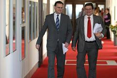 Petr Nečas a Alexandr Vondra