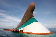 Potopený trajekt na Filipínách