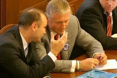 Mirek Topolánek a Ivan Langer