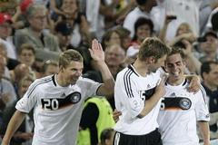 Euro 2008: Německo - Turecko: Lahm, Podolski, Hitzlsperger