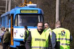 srážka tramvají