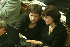 Věra Jakubková a Olga Zubová