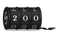 Ropa barel 200 dolarů