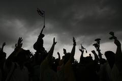 Demonstrace v Bangkoku - "Den D"